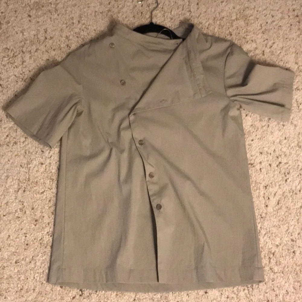 Zara Beige Open Front Blouse